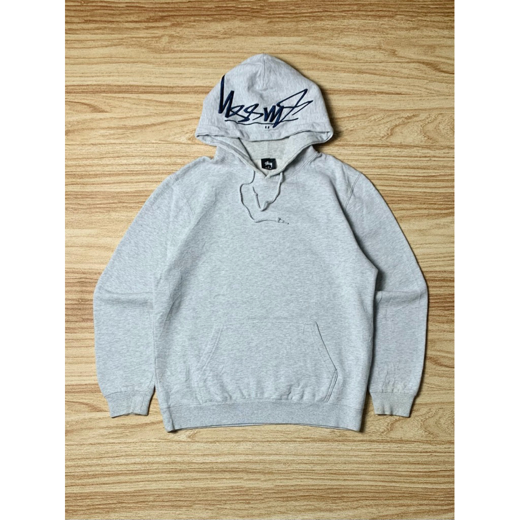 stussy stock applique hoodie original