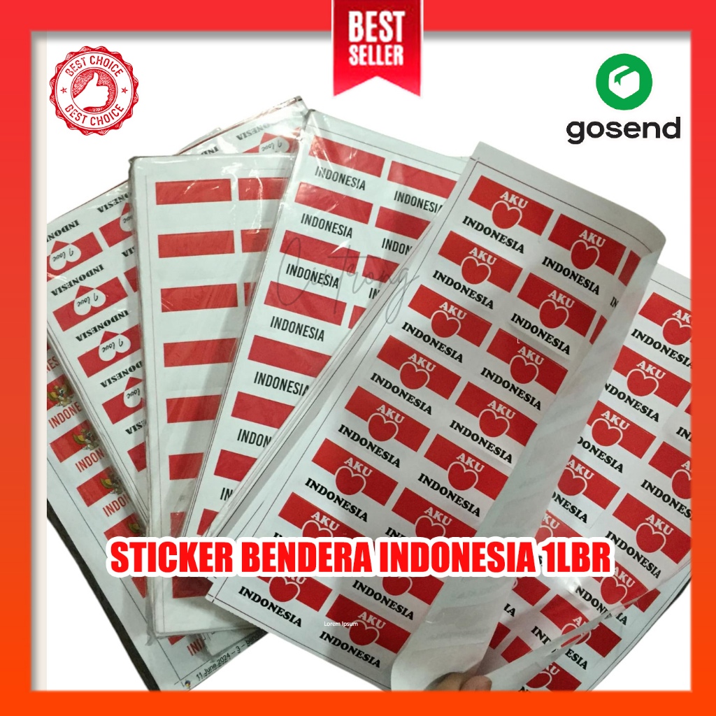 

Stiker Bendera Indonesia 1LBR