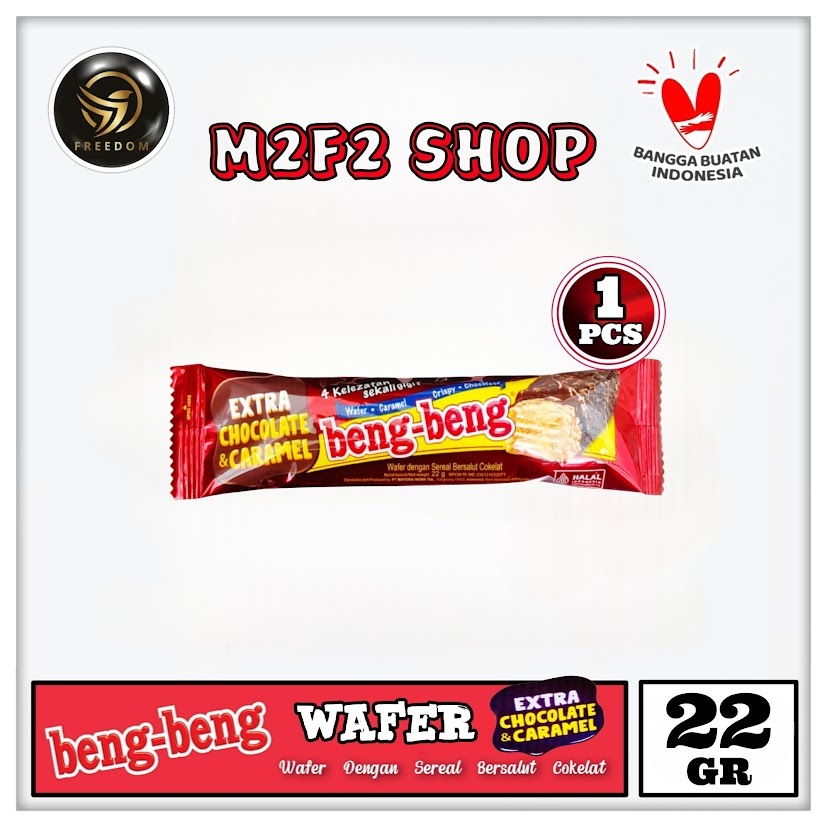 

Beng Beng Wafer Extra Caramel Crispy Chocolate | Cokelat - 22 gr (Kemasan Satuan)