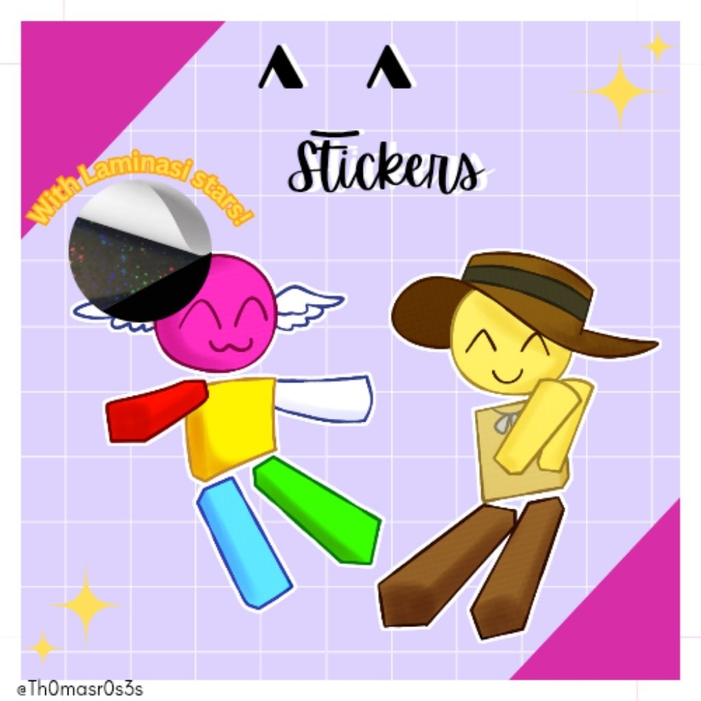 

[OPEN || AVAILABLE] Roblox happy world with happy people / ^_^ stickers