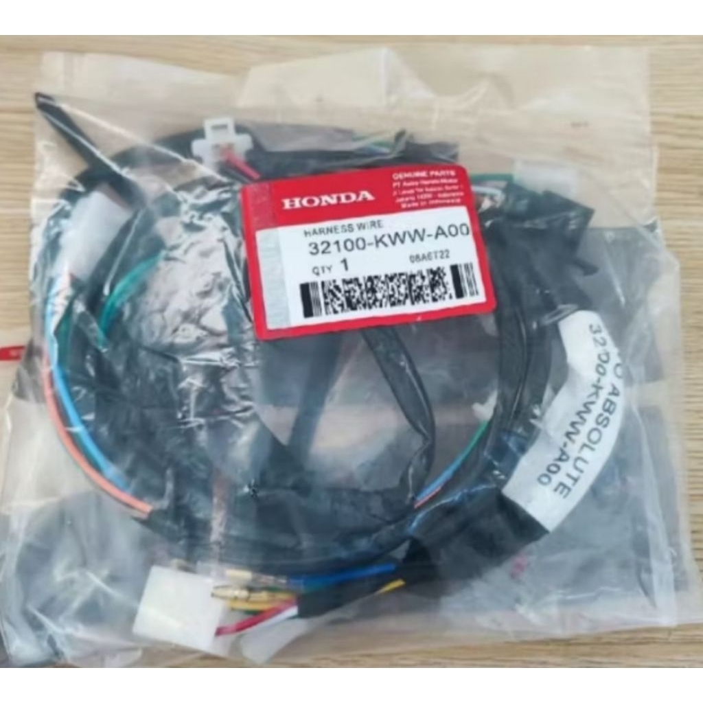 KABEL BODY  MOTOR BLADE HONDA KODE KWW/KWB(BELUM TERMASUK KABEL + - KABEL AKI DAN RUMAH SIKRING)