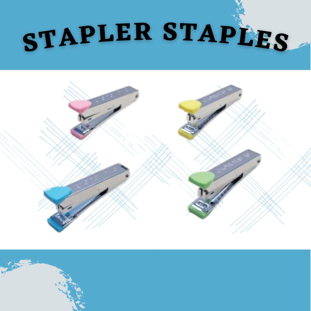 

Peralatan Kantor Kerja Sekolah Stapler Staples Perekat