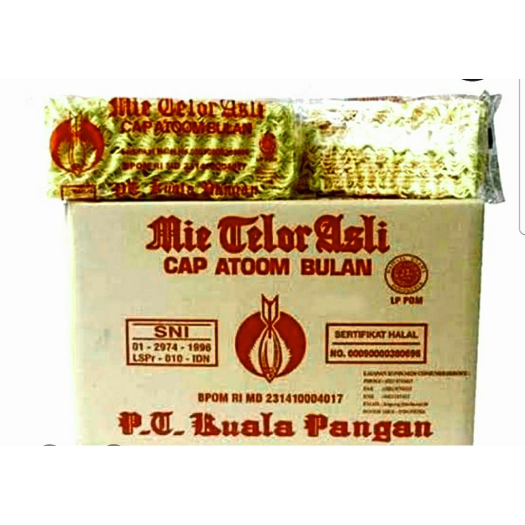 

Mie Atoom Bulan Dus Isi 20 X 200 gr Grosir