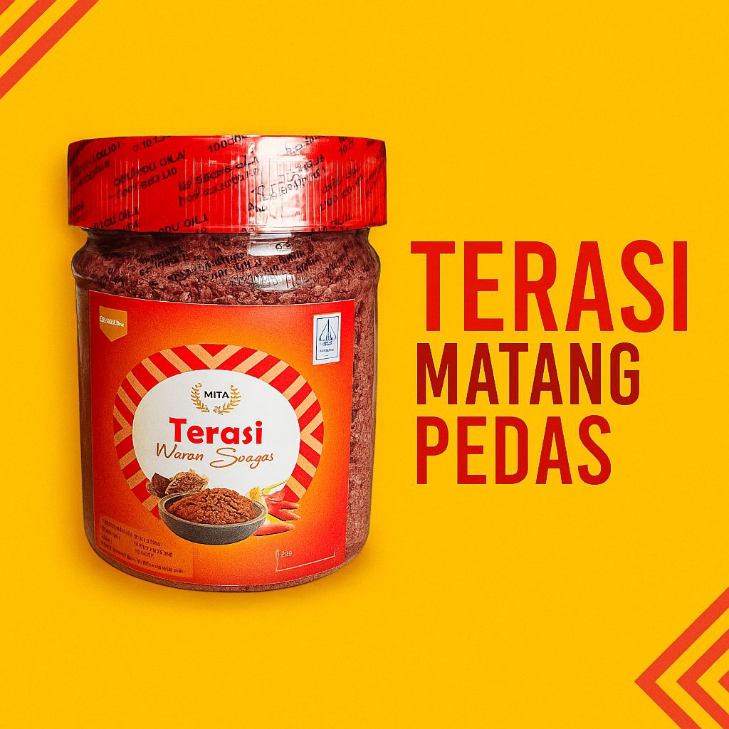 

Terasi Merah Tabur Pedas Mantap Siap Santap|Bumbu Dapur Pedas Gurih