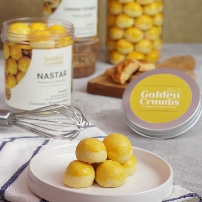 

Nastar Golden Crumbs Butter Premium Lumer di Mulut – Kue Kering Lebaran Eksklusif 300gr