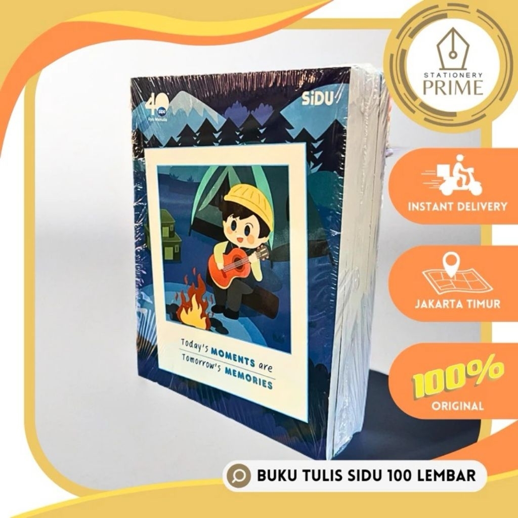 

Buku Tulis Sinar Dunia / SIDU 100 Lembar ( 1 Pack isi 5 Buku )