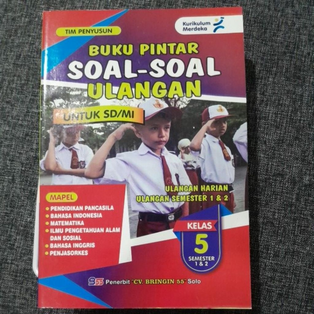 Buku Pintar Soal soal Ulangan klas 5 SD/MI, semester 1 dan 2