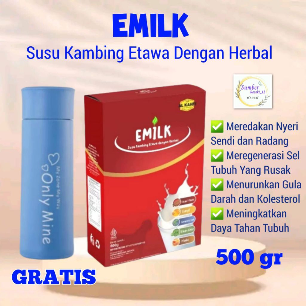

EMILK SUSU KAMBING ETAWA PLUS HERBAL MEMBANTU MEREDAKAN NYERI SENDI ASAM URAT REUMATIK SARAF KEJEPIT PERADANGAN MEREGENERASI SEL PENCERNAAN MENURUNKAN KADAR DULA DARAH DAN KOLESTEROL DIABETES MAAG ASAM LAMBUNG