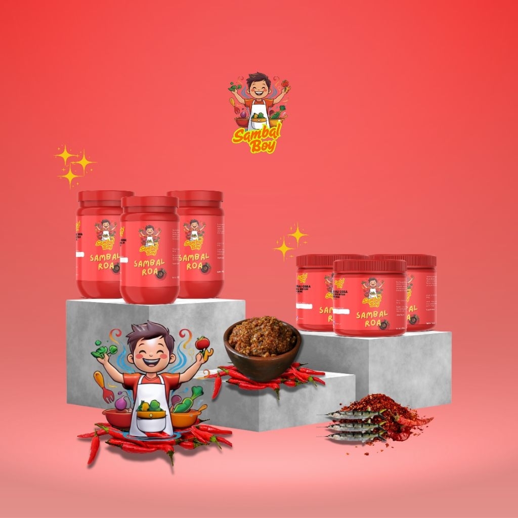 

Sambal Roa Asli Manado 150ml, 250ml, 500ml – Sambal Boy | Pedas Gurih Dijamin Ketagihan