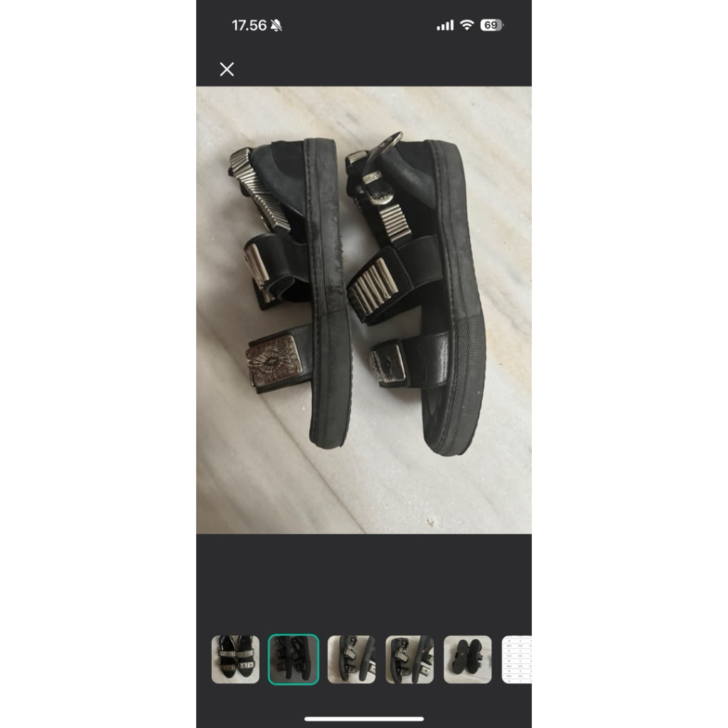 toga pulla buckled sandal