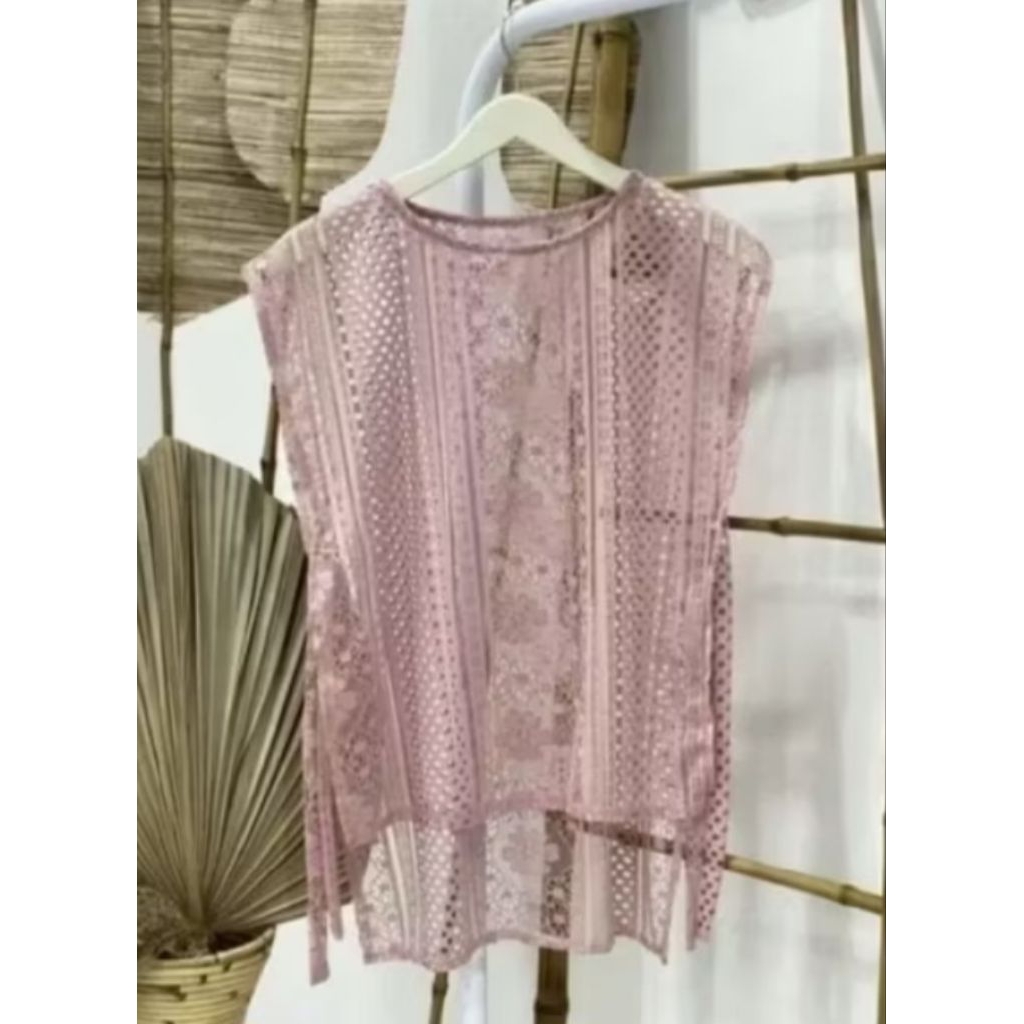 VEST BRUKAT TALI PREMIUM/vest brukat tali/LACE ROMPI BRUKAT WANITA