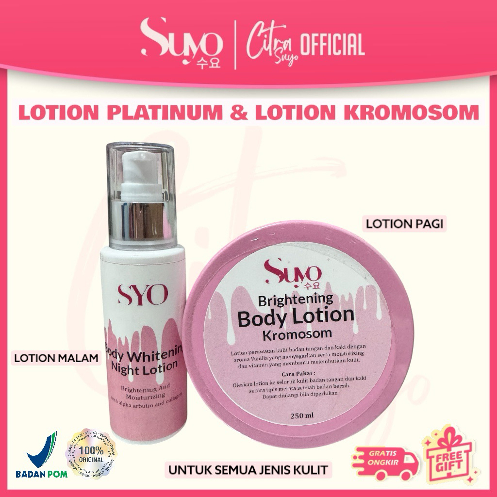 SUYO LOTION PLATINUM & LOTION KROMOSOM