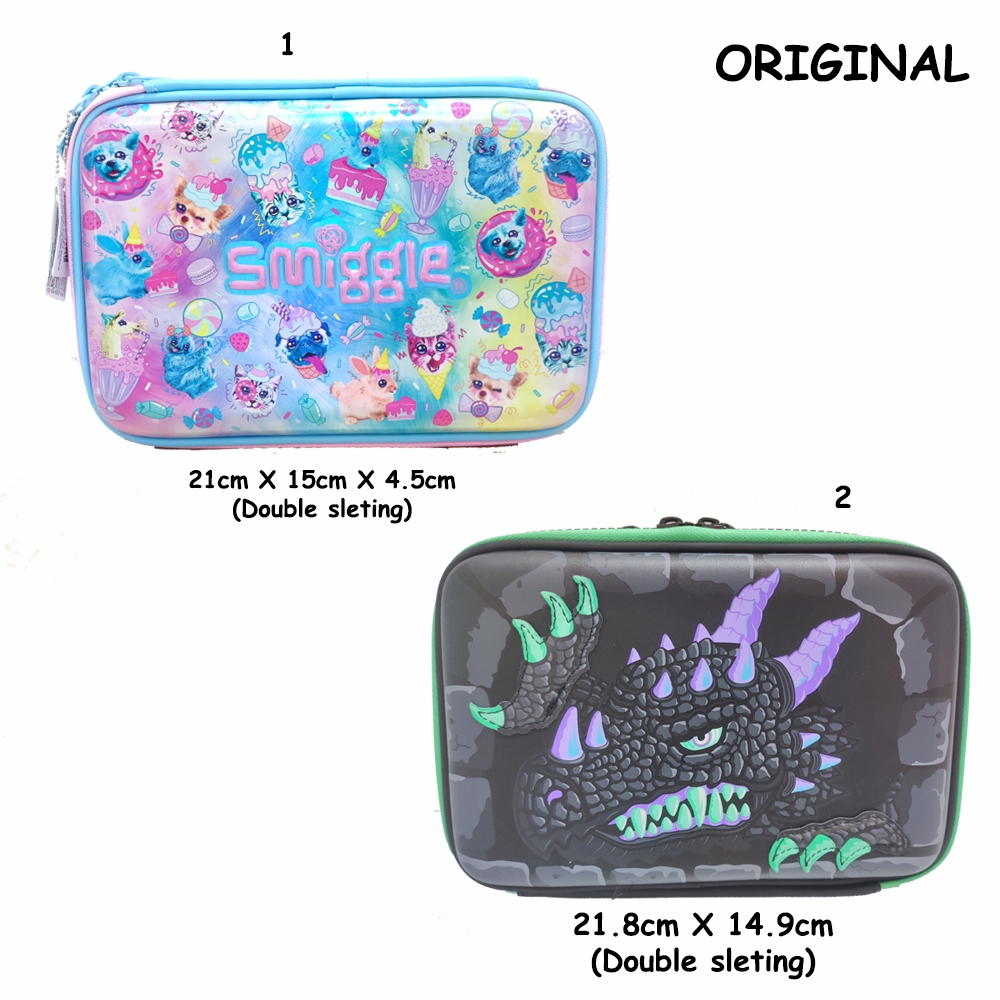 

KOTAK PENSIL SMIGGLE DOUBLE SLETING & TRIPLE SLETING |100% ORIGINAL