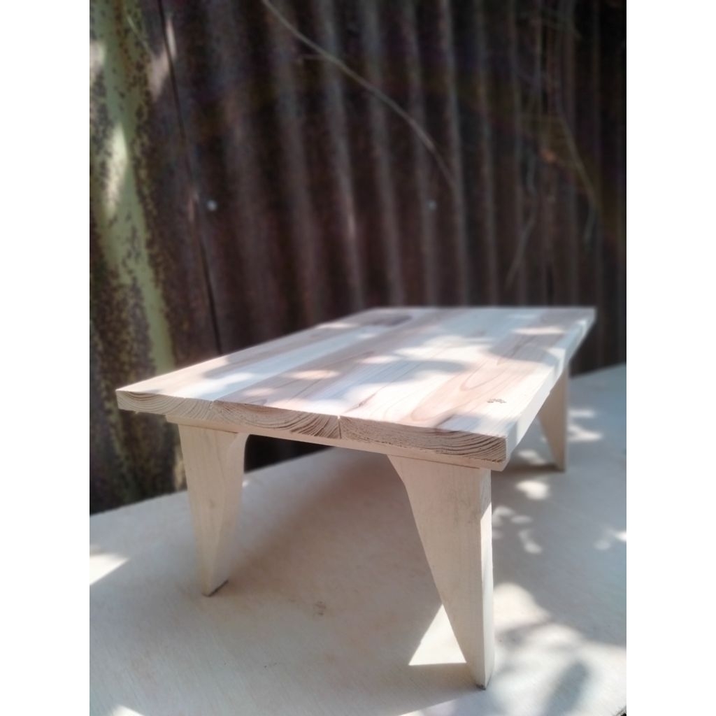 Mycoolcell Meja Laptop/Notebook Classic, Stand Sound Speaker Mini, Meja Kayu Jati Belanda Estetik