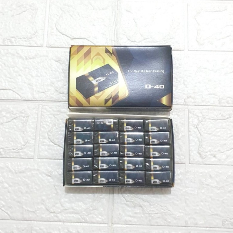 

Penghapus Pensil Kecil Putih/Hitam/Warna (1x40) Eraser