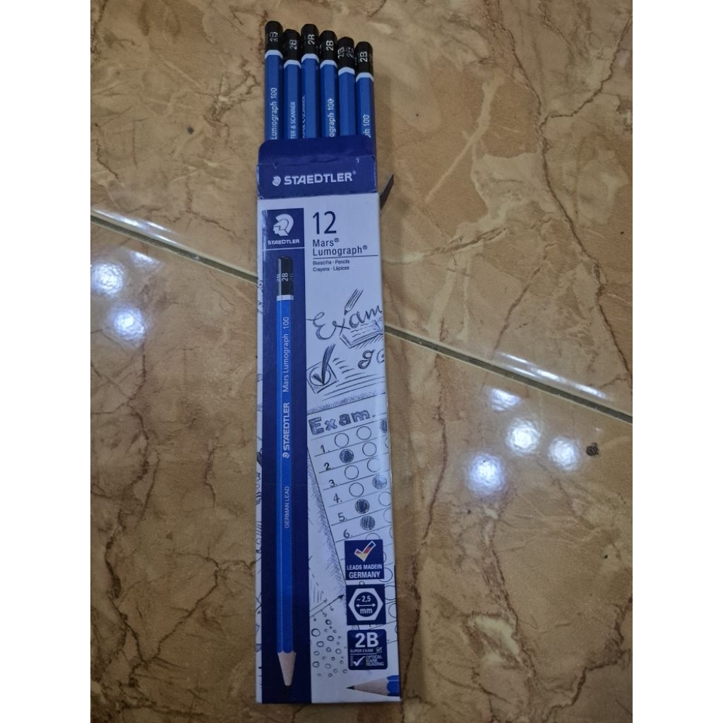 

alat tulis pensil staedler 2b 1pack isi 12pcs