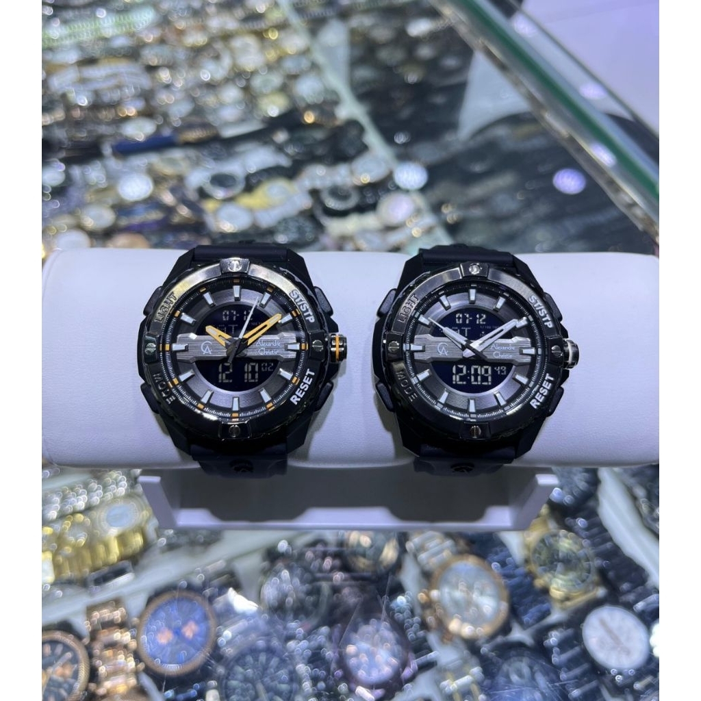 Jam Tangan Pria Digital Analog Alexandre Christie AC9404