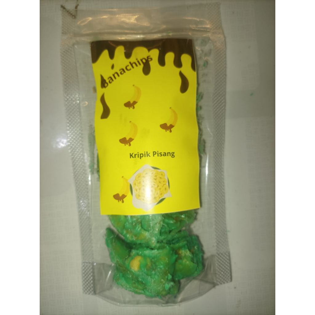 

keripik pisang matcha