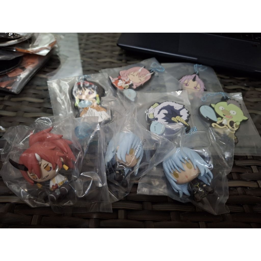 Figur Ganci Rubber Slime Rimuru Benimaru Tensura