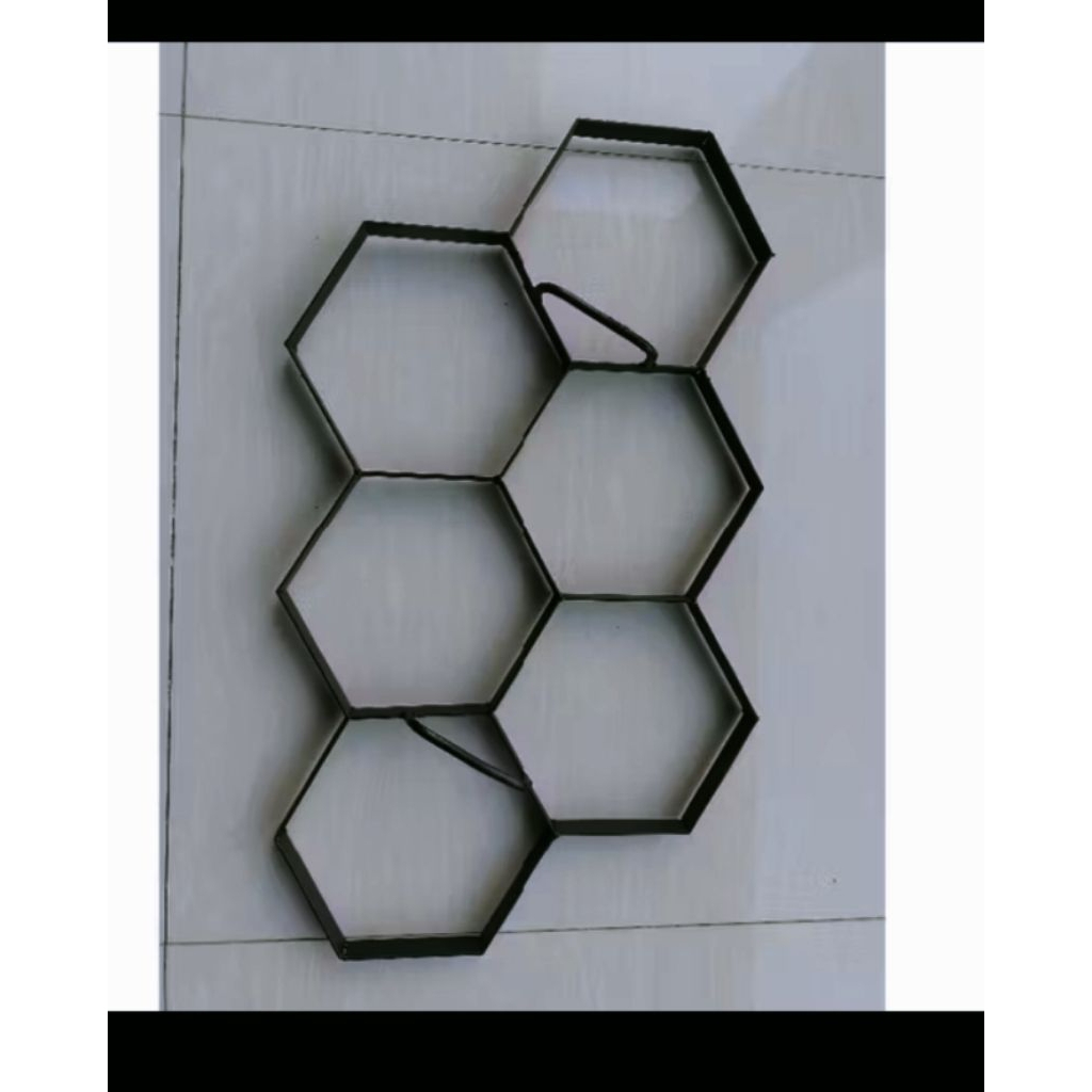 Cetakan paving block motif segi 6 (enam) / paving blok mudah & praktis/cetakan jalan teras