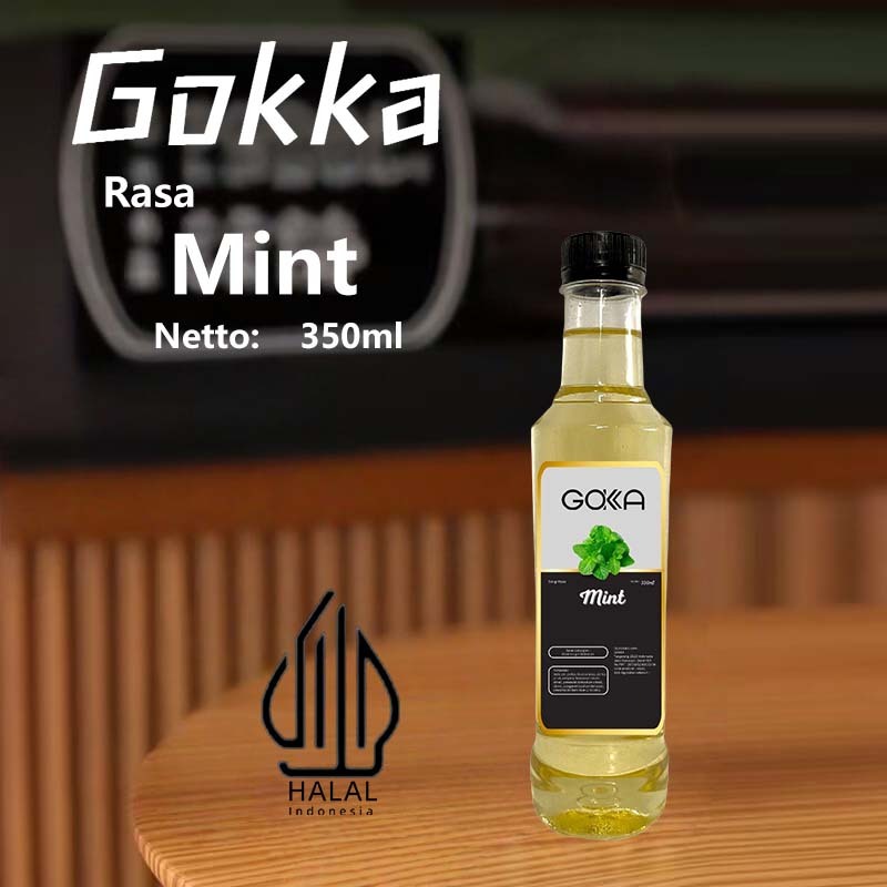 

Syrup Gokka / Sirup Minuman Gokka Rasa Mint / Sirup Mint / Sirup Rasa 350ml Halal