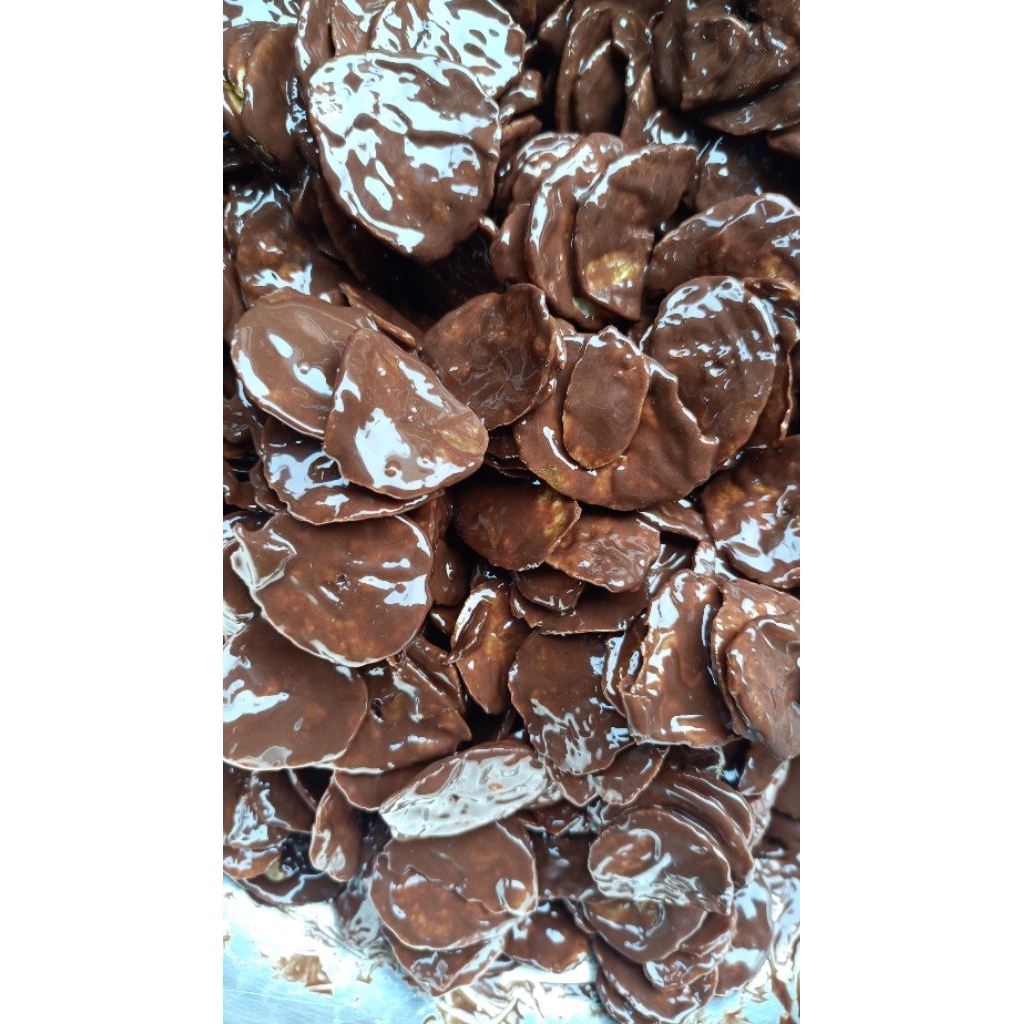 

Paket Hemat Kripik Pisang Cokelat Lumer (2x100g) Free sumpit