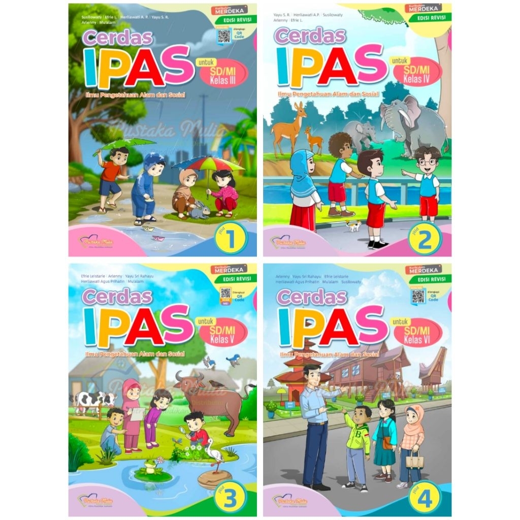 Cerdas IPAS untuk SD kelas 3,4,5,6 Merdeka Pustaka Mulia
