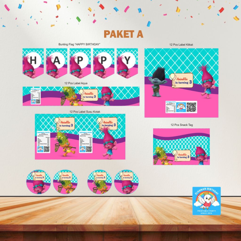 PAKET DESSERT TABLE A, PAKET ULANG TAHUN