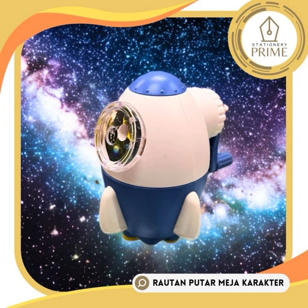 

Rautan Putar Meja Karakter XIAOLINGJING Astronot Roket Kelinci [PIECE]