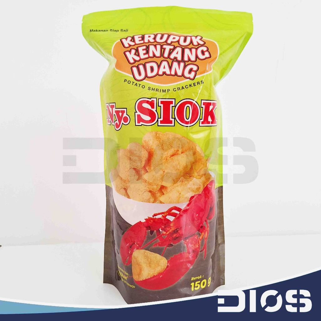

Kerupuk Kentang Udang NY SIOK 150 gram Potato Shrimp Crackers Bandung