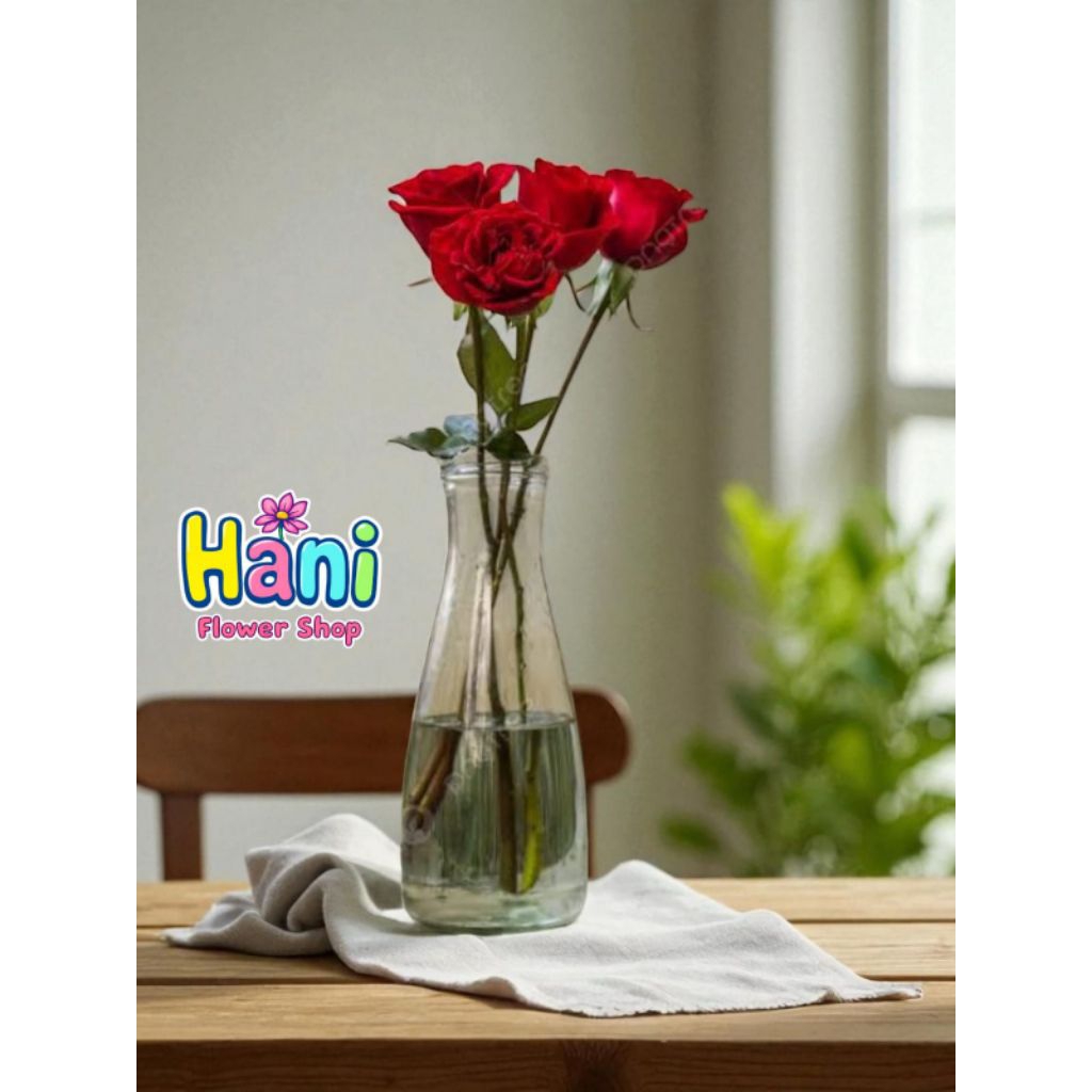 BUNGA MAWAR TANGKAI ASLI WANGI DAN SEGAR 1 BATANG / PER TANGKAI