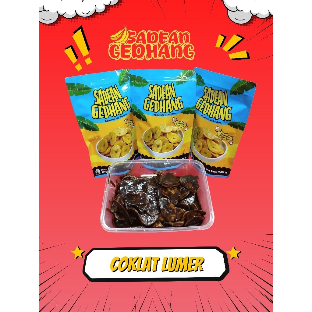 

Sadean Gedhang | Keripik pisang/banana chips aneka rasa lumer 150gr bok 160mili