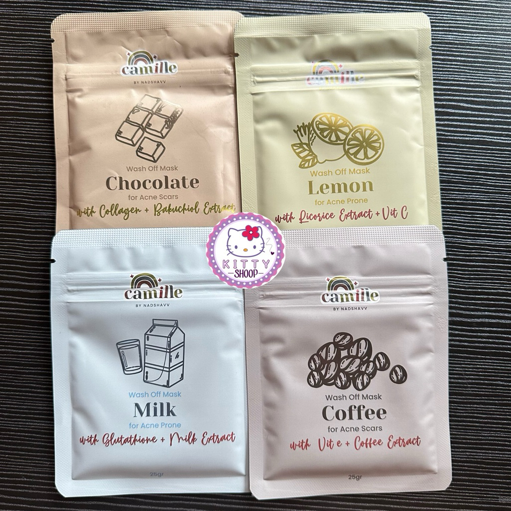 Camille Beauty Masker 25gr 65gr | Masker Wajah Camille Beauty Fullsize Travelsize
