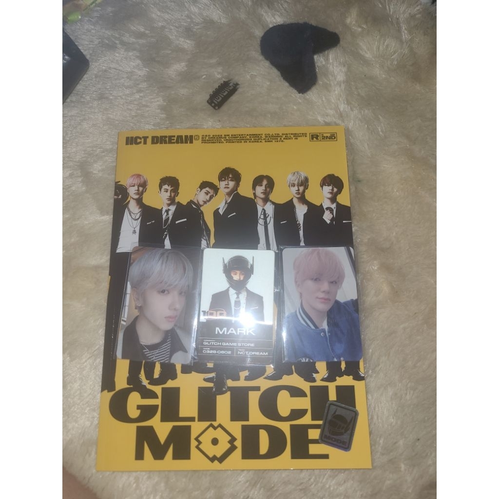 album nct dream glitch mode scratch ver jeno jisung mark pc photocard