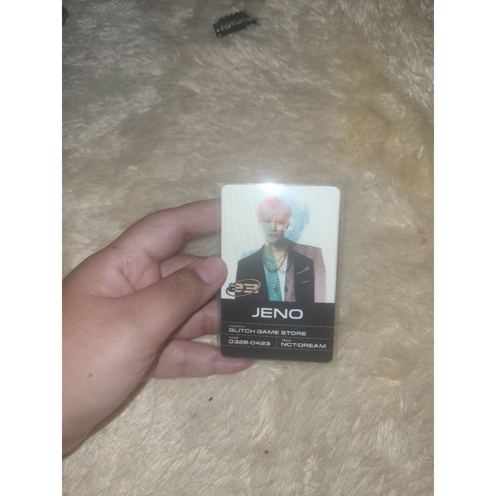Photocard jeno pc lenti glitch mode scratch ver