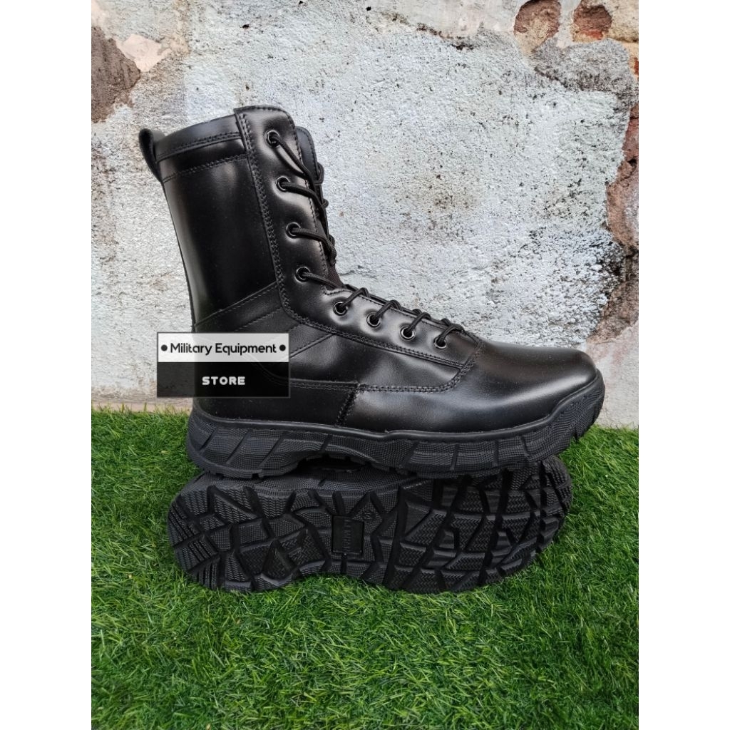 SEPATU PDL KEMHAN HITAM ASLI JATAH PEMBAGIAN