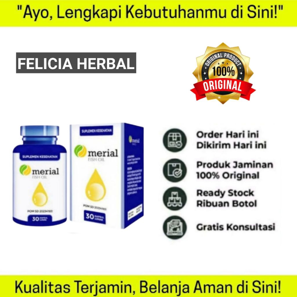 Merial Original | Merial Jantung Kolesterol | Merial Pinus Merah Korea Asli | Merial Diabetes Asli T