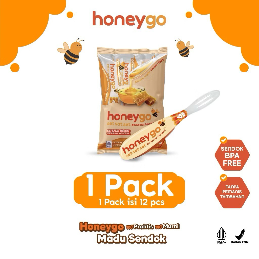 

Madu Murni sendok sachet isi 12 pcs