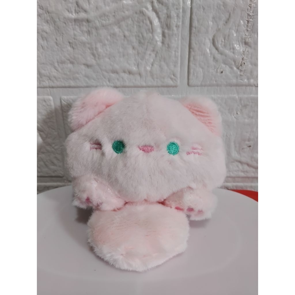 Ganci Gantungan Kunci Boneka Kucing Bunyi