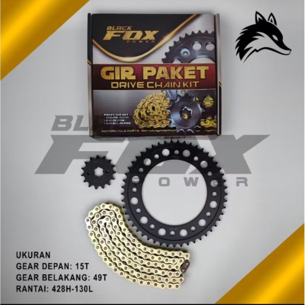 promo obral gear set crf 150 / gear belakang crf 150 / rantai motor crf 150