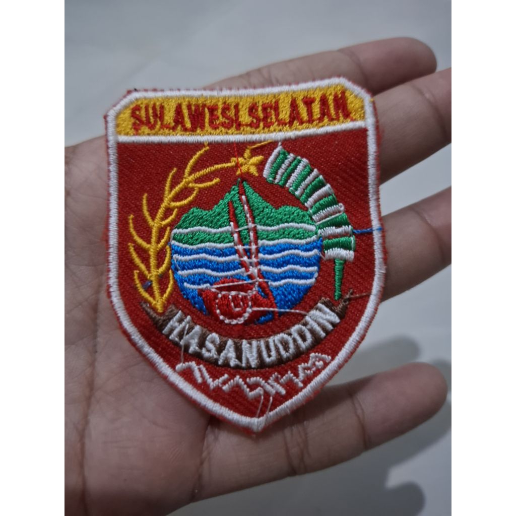 Lambang Pramuka Bedge Kwarda Sulawesi Selatan (Bordir)