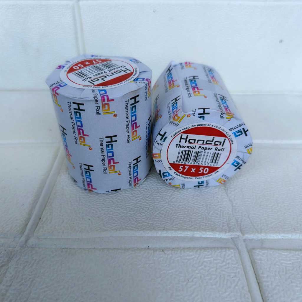 

Kertas Struk Kasir / Kertas Thermal 57 x 50 / Kertas Kasir Thermal HANDAL