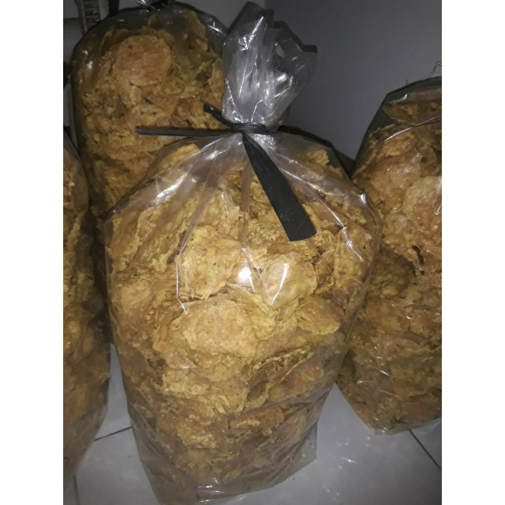 

kripik tempe bulat renyah gurih asin