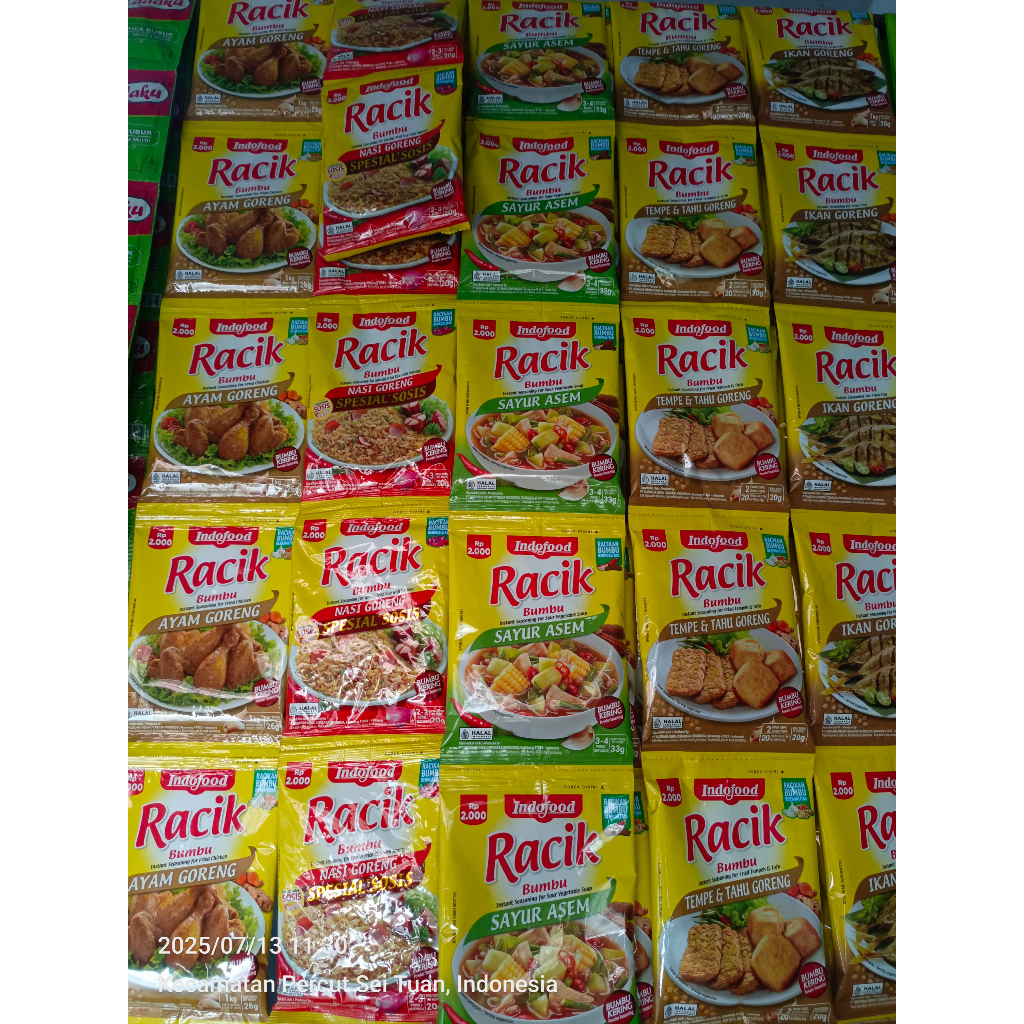 

RACIK TEPUNG BUMBU SERBAGUNA "INDOFOOD" 210Gram