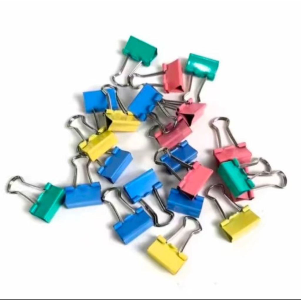 

BINDER CLIP 107 MACARON (19mm)1 TABUNG ISI 40 PCS