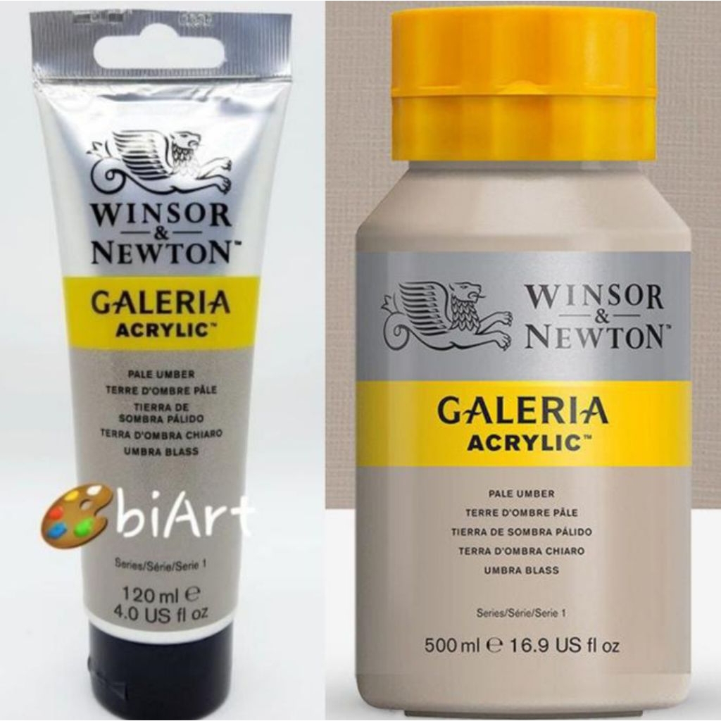 

Cat Akrilik Galeria Acrylic Colour 500ml / 120ml Pale Umber Winsor & Newton