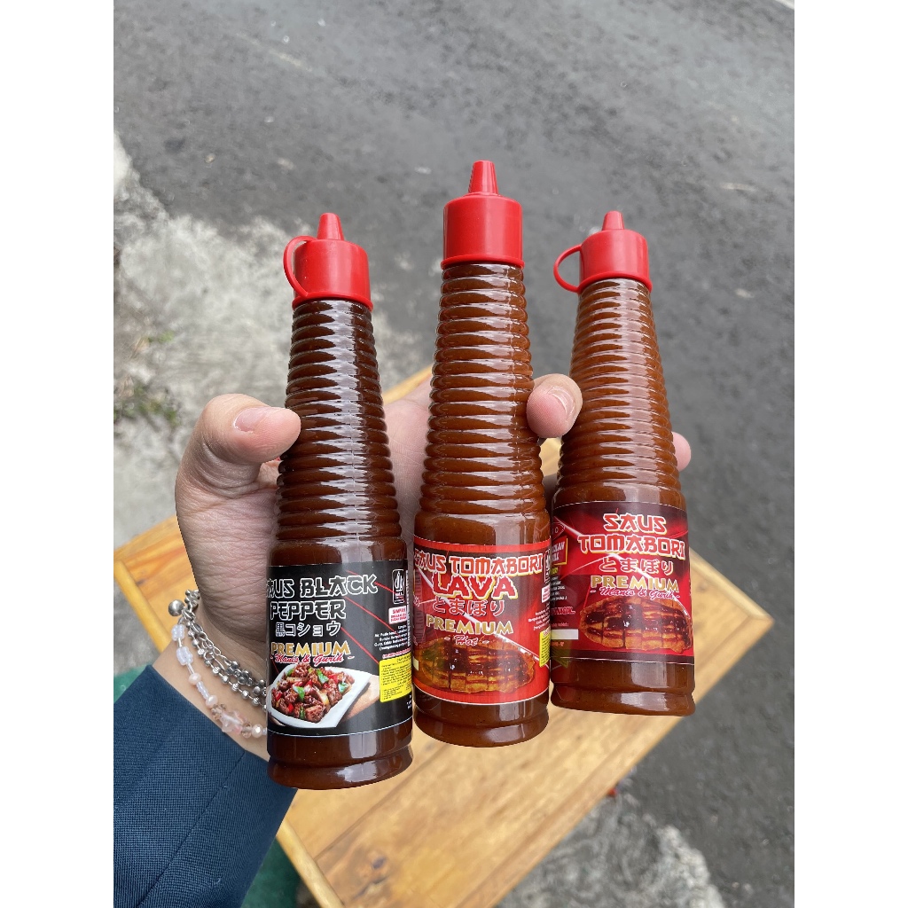 

KYARO FOOD SAUS SERBAGUNA BLACKPEPPER/ TOMABORI LAVA/ TOMABORI