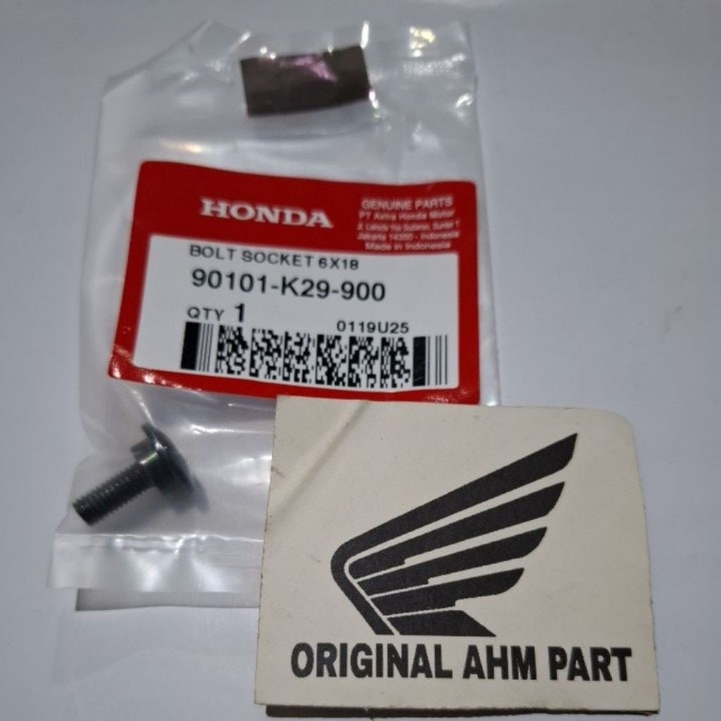 Baut Cover Tutup CVT Depan Beat Scoopy Genio 6x18mm 90101-K29-900