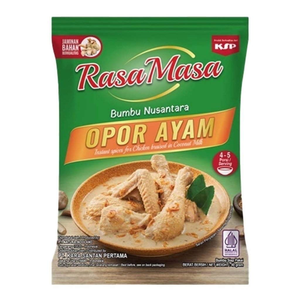 

Rasa Masa Bumbu Masak Instan Nusantara Opor Ayam 40g