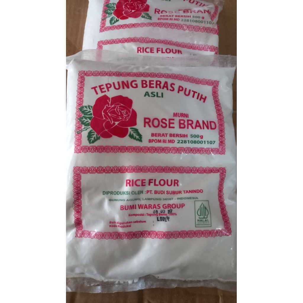 

tepung beras rose brand/ Tepung beras putih 500 gr